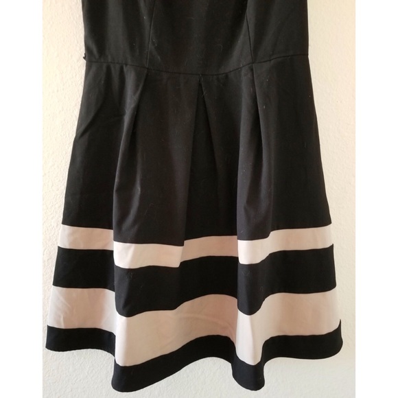 AB Studio Fit & Flare Striped Dress - Picture 4 of 8